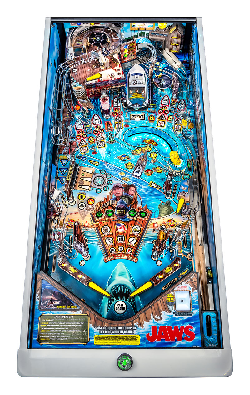 Jaws LE Pinball Machine - Playfield Plan